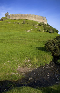 The Ruined walls of Roche Castle, County Louth, Ireland by Panoramic Images