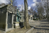 Monuments in a cemetery by Panoramic Images