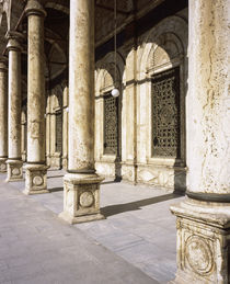 Colonnade of a mosque, Egypt von Panoramic Images