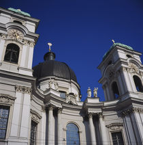 Low angle view of a church, Dreifaltigkeitskirche II, Salzburg, Austria von Panoramic Images
