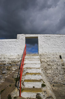 Steps near Ballynacourty Lighthouse, County Waterford, Ireland von Panoramic Images