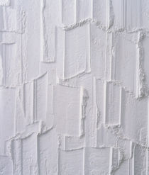 Textured white plaster background von Panoramic Images