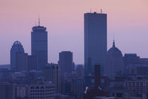Skyscrapers in a city, Back Bay, Boston, Massachusetts, USA by Panoramic Images