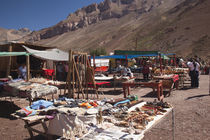 Tourist in a flea market, Puente Del Inca, Mendoza Province, Argentina by Panoramic Images
