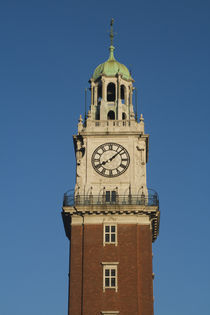 Low angle view of a clock tower von Panoramic Images