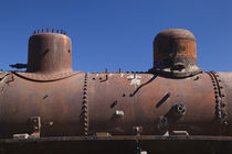Low angle view of a locomotive in a museum von Panoramic Images