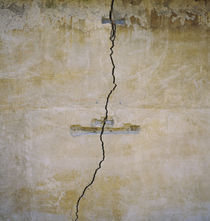 Close-up of a cracked wall, Florence, Italy von Panoramic Images