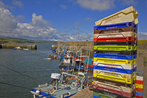 Fishing Boats, Helvick Port, Ring Gaelic Area, County Waterford, Ireland by Panoramic Images