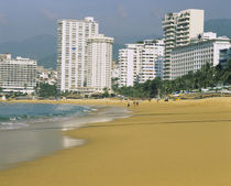 Tourists on the beach, Acapulco, Guerrero, Mexico by Panoramic Images