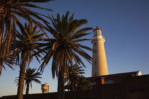 Low angle view of a lighthouse, Punta Del Este, Maldonado, Uruguay von Panoramic Images