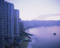 Hotel buildings at the waterfront, Acapulco, Guerrero, Mexico by Panoramic Images