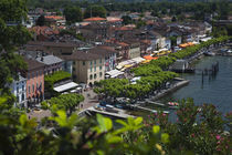 High angle view of a cityscape, Ascona, Lake Maggiore, Ticino, Switzerland by Panoramic Images