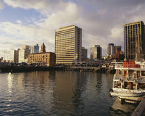 Buildings on the waterfront, Milwaukee, Wisconsin, USA by Panoramic Images