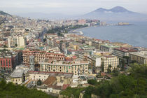 High angle view of a city, Naples, Campania, Italy von Panoramic Images