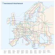 International E-Road Network von Cameron Booth