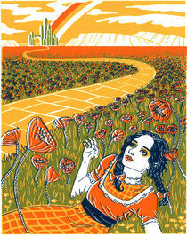 Dorothy in the Poppy Field von Julia Minamata