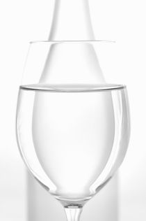 abstract glass and bottle von laurentiu iordache