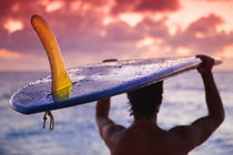 'Single fin surfer' von Sean Davey