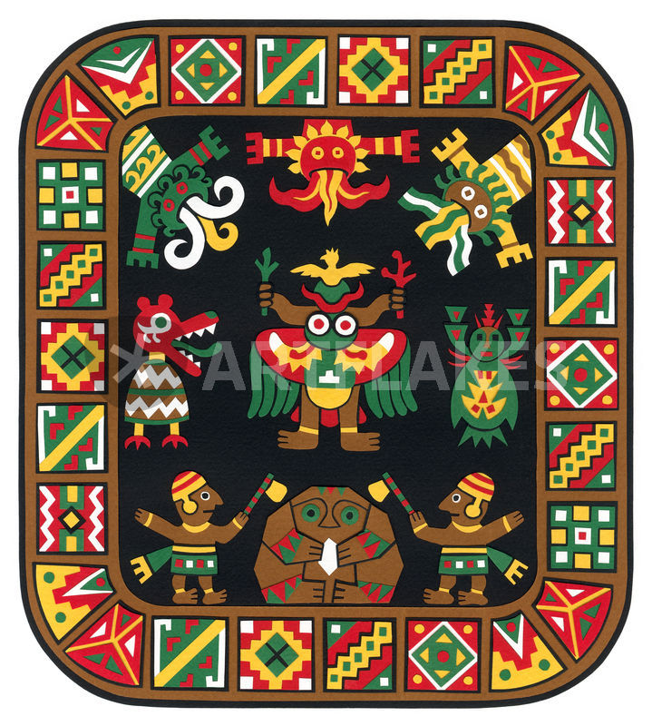 Inca" art prints and posters by Anastassia Elias - ARTFLAKES.COM