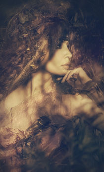 Fantasy forest woman. von Petrova JuliaN