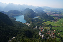 Bavaria Landscape and Neuschwannstein Castle