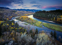 Snake River Autumn von Leland Howard