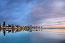 Downtown Chicago at Sunrise von Richard Susanto
