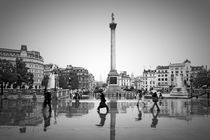 London. Trafalgar Square. Nelson's Column by Alan Copson