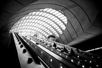 London, Canary Wharf Underground Station, Jubilee Line by Alan Copson