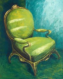 grüner Stuhl von Renate Berghaus