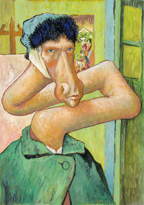 Vincent van Gogh: Selbst mit ohne Ohr (Giraffe) von Martin Mißfeldt