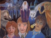 Harry Potter Collage by Martina Heinisch