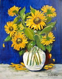 Blumen und Pflanzen Sonnenblumen by Eleonore Rottler