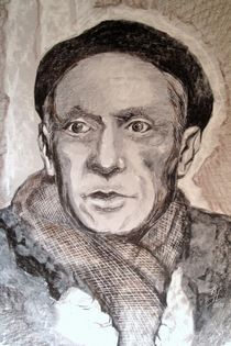 Portrait: Pablo Picasso von Marion Hallbauer