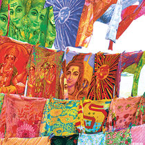 Indien Wäsche Trocknen von Thomas Semler