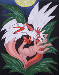 Geburt einer weissen Räbin-Birth of a White Raven by Hal Jos