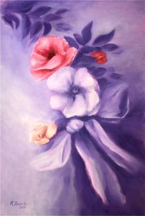 Blumengrüße in Violett by Marita Zacharias