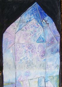 Mineral, Blauer Stein von Michael Thomas Sachs