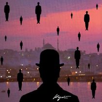 Rene Magritte Goes To Istanbul - Hommáge von Murat Kayali
