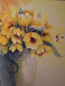 Tulpen gelb II von Stefanie Ihlefeldt