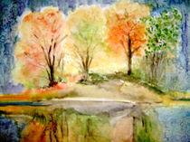 Herbstlandschaft by Agnes Vonhoegen