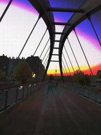Bridge in the morning by Reiner Poser