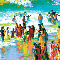 Indien Strandszene by Thomas Semler