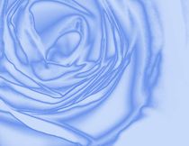 Something Blue like a modern  Rose by Martina Ute Rudolf