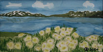 Blumenwiese im Fjell von Birgit Oehmig