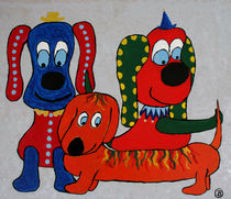 Karnevallshunde by Birgit Oehmig