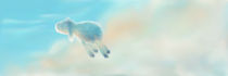 a Sheep is flying to the sky  by Martina Ströbel