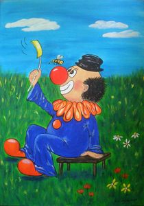 Clown 2 von Ulrike Sallós-Sohns