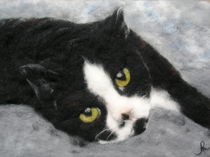 Katze Minki von Birgit Albert