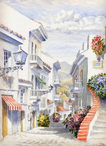 Andalusisches Dorf (Andalusian village) by Ronald Kötteritzsch